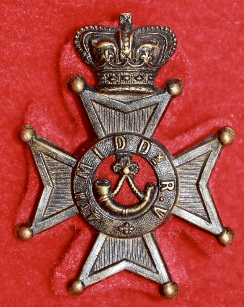Victorian 4th Middlesex VRC Cap Badge