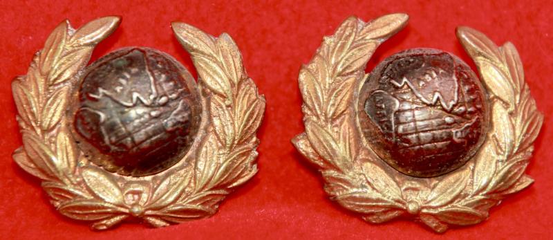 RM Officer's Collar Badges