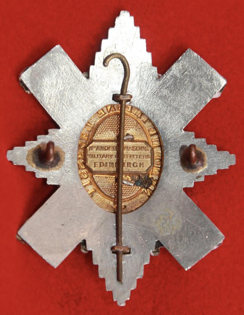 9th HLI Officer's Glengarry Badge