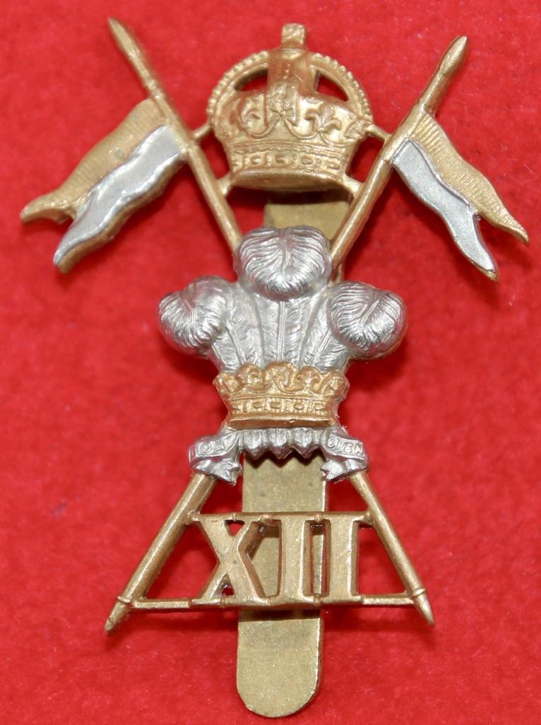 12th Lancers Cap Badge