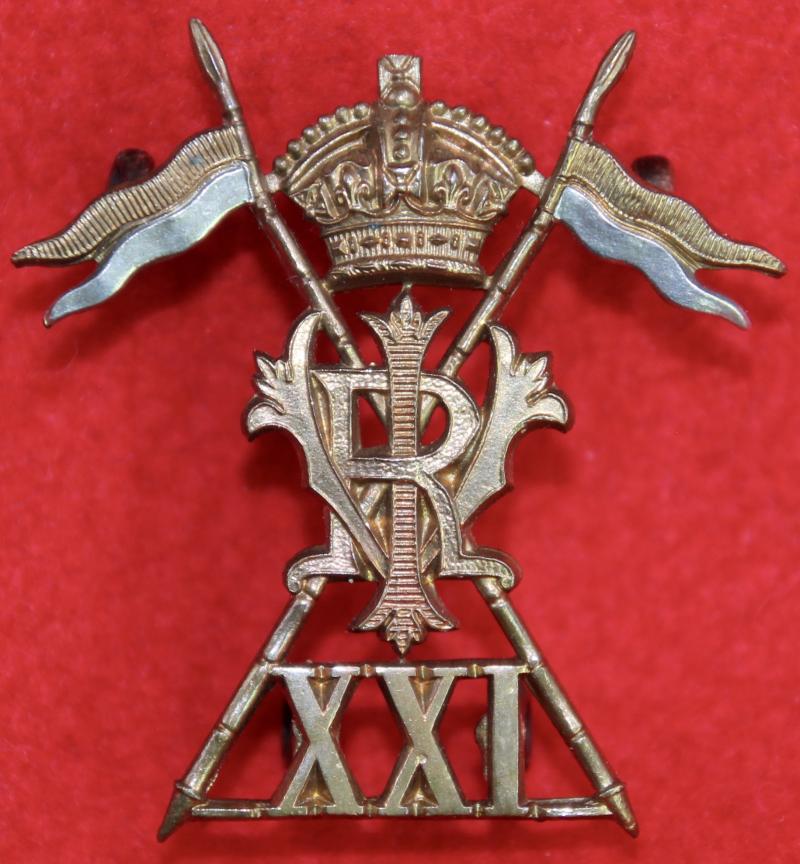 Victorian 21L Cap Badge
