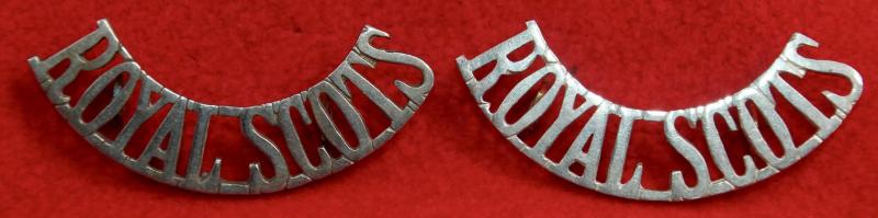Royal Scots Shoulder Titles