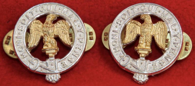 3rd E Anglian Collar Badges