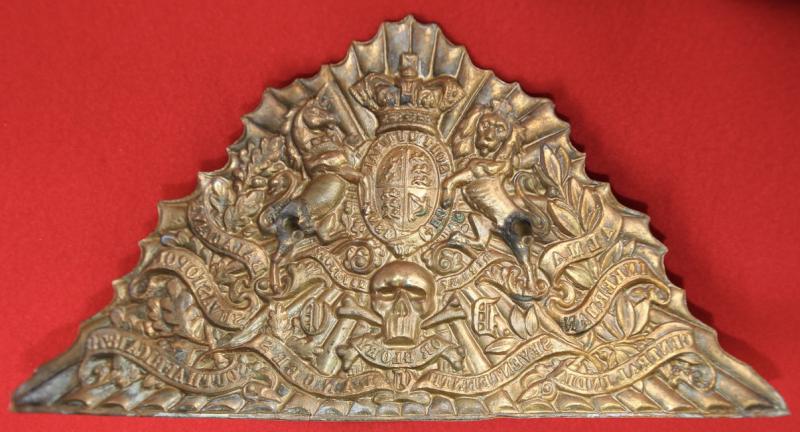 Victorian 17th Lancers Czapka Płate