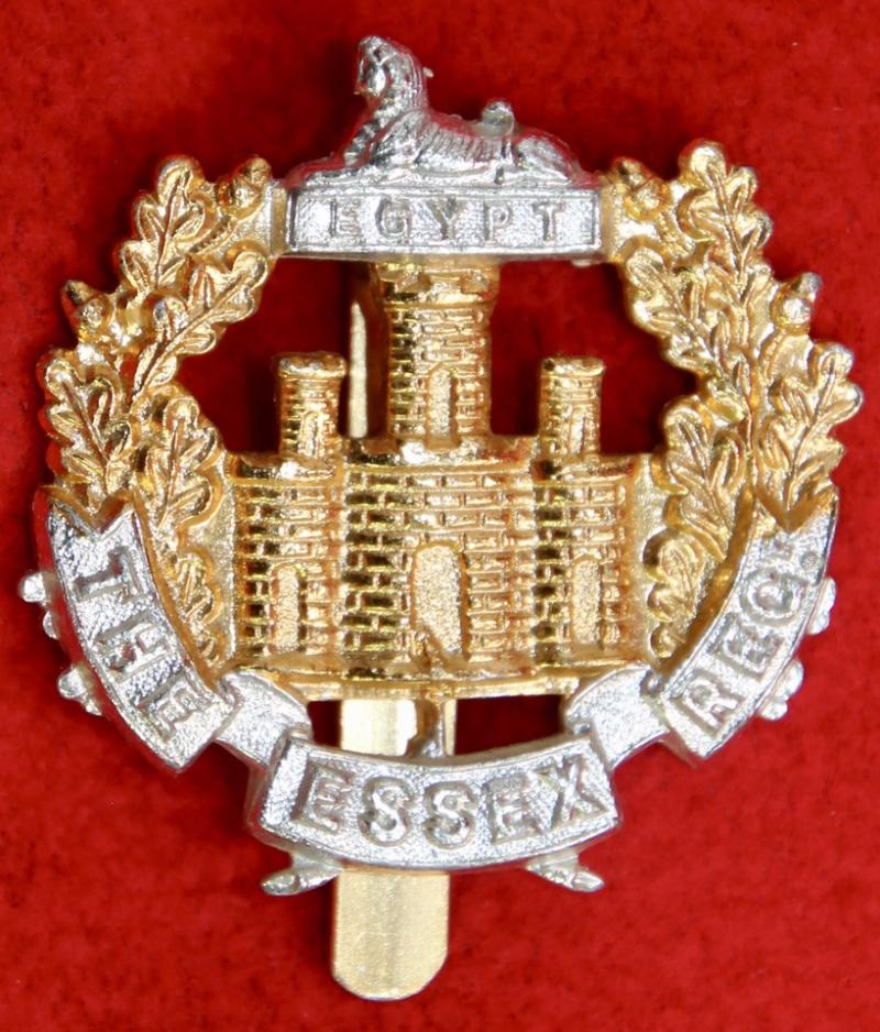 Anodised Essex Regt Cap Badge