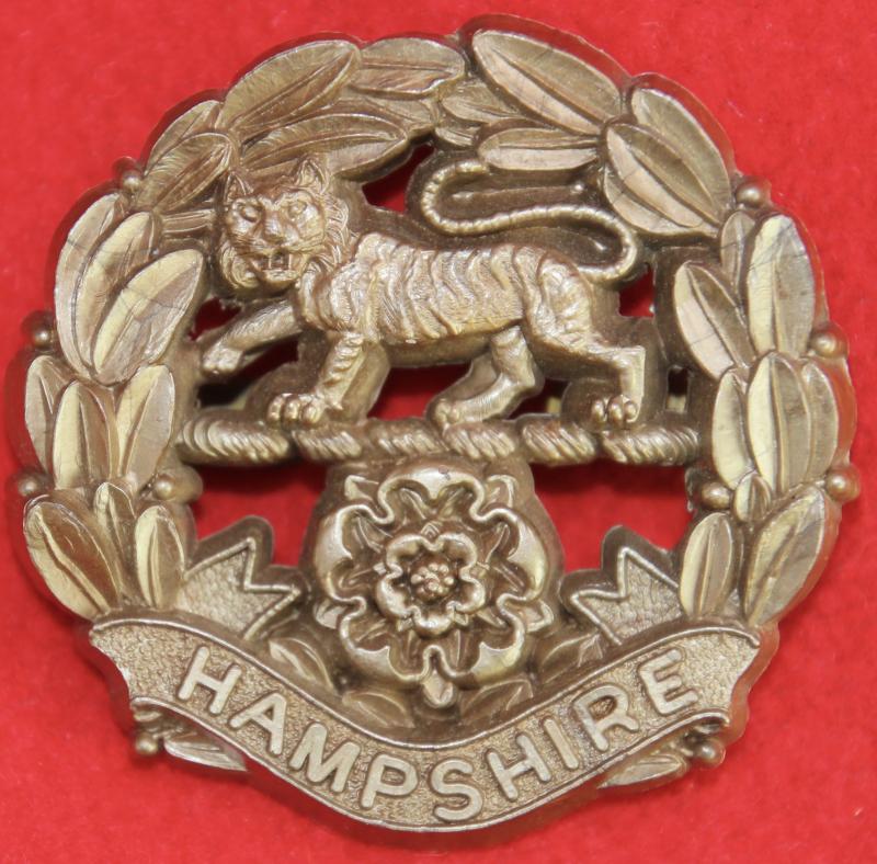 Hampshire Regt Plastic Cap Badge