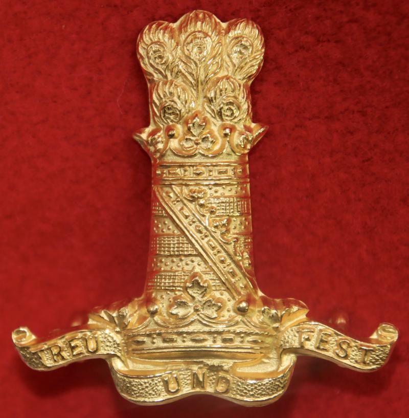 11th Hussars Officer's Cap Badge