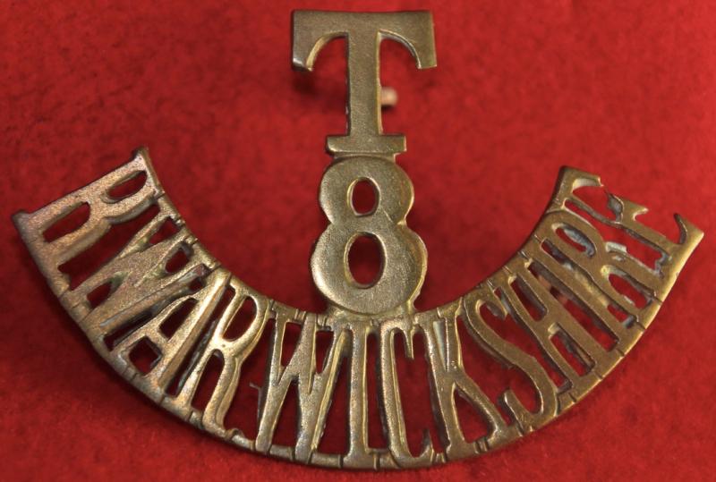 T/8/R Warwickshire Shoulder Title