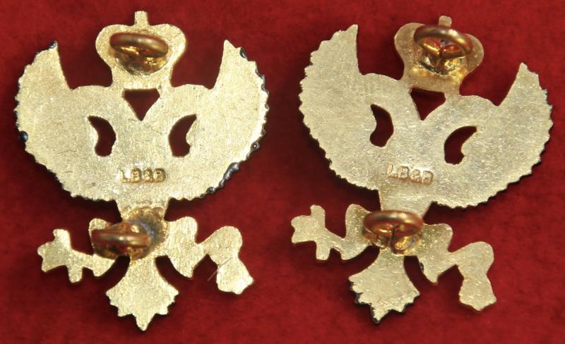 Scottish Yeomanry Collar Badges