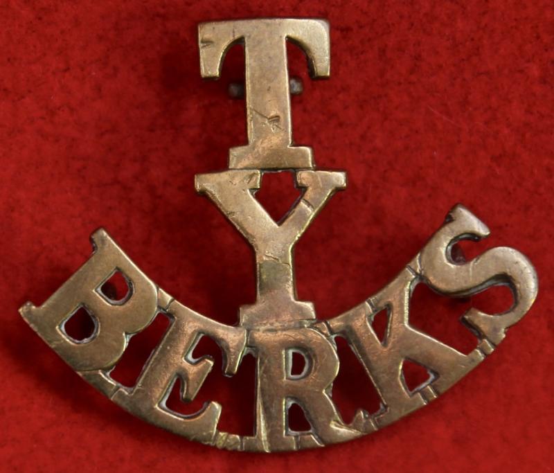 T/Y/Berks Shoulder Title