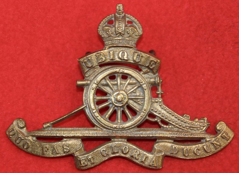 Early RA Cap Badge