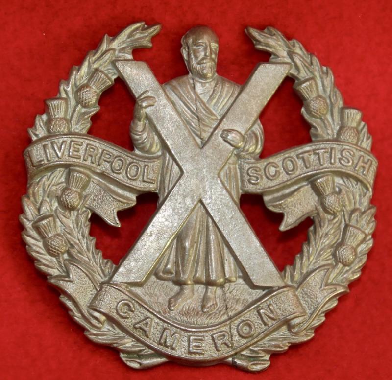 Liverpool Scottish Glengarry Badge