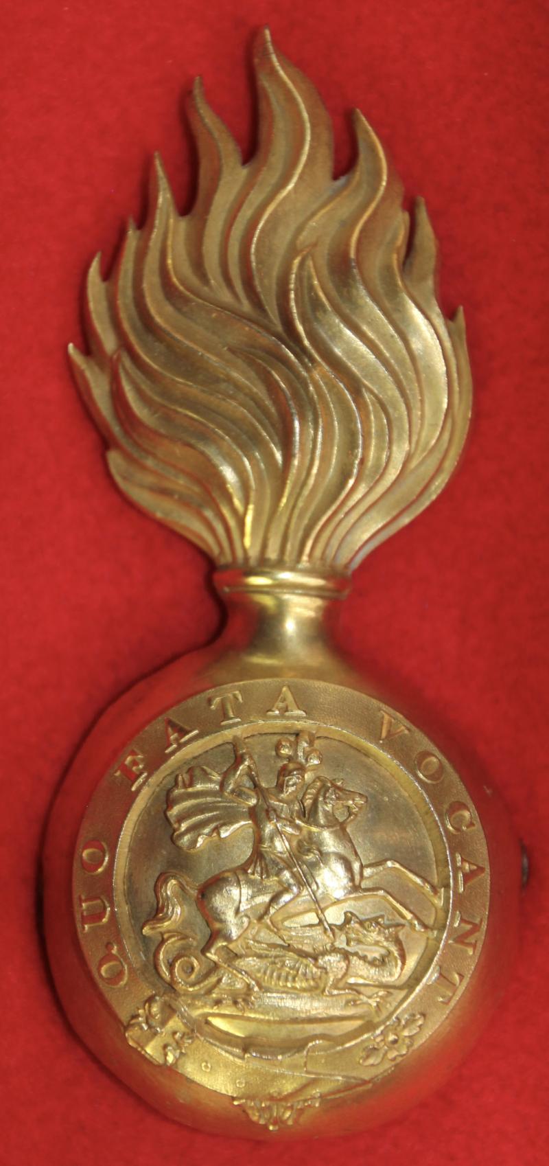 RNF Officer's Fur Cap Grenade
