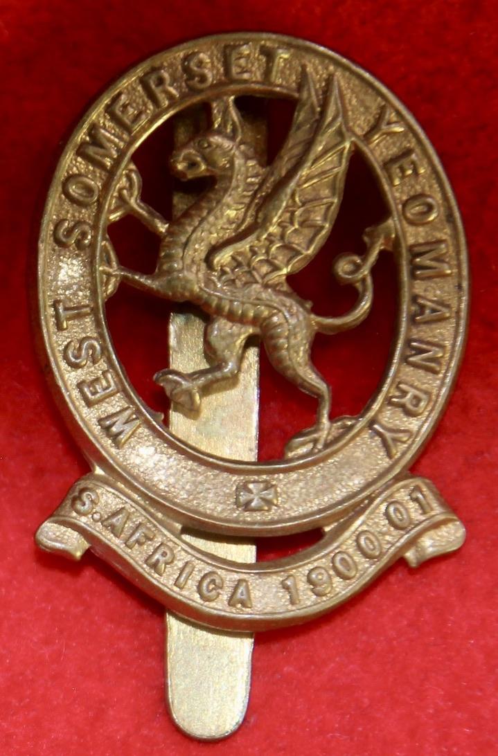 W Somerset Yeo Cap Badge