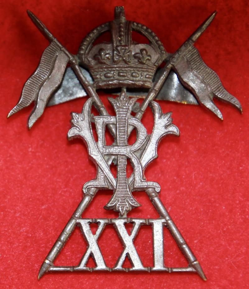 21st Lancers OSD Cap Bdge