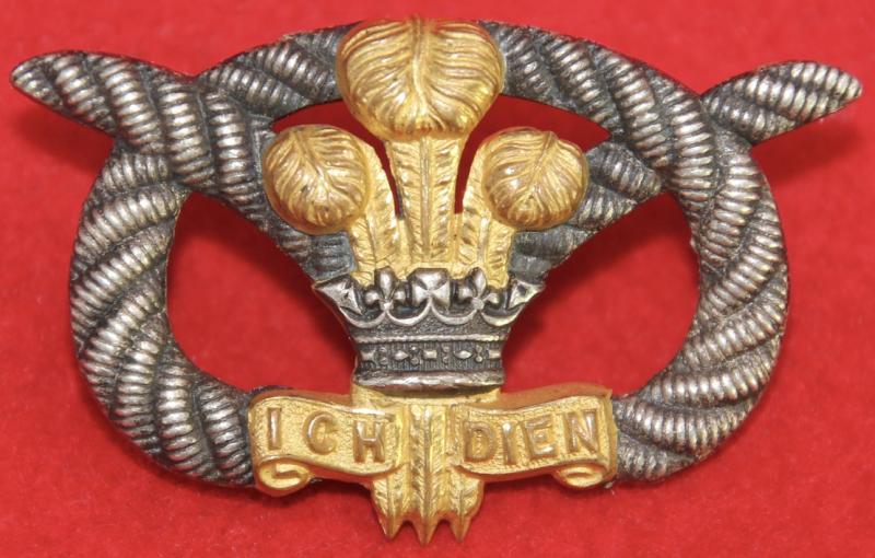 Victorian N Staffs VB Officer's Collar Badge