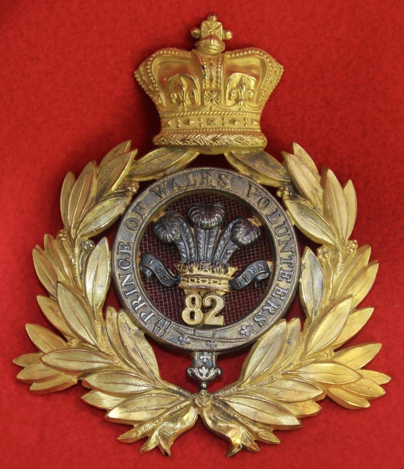 82nd Foot Officer's Last Pattern Shako Plate