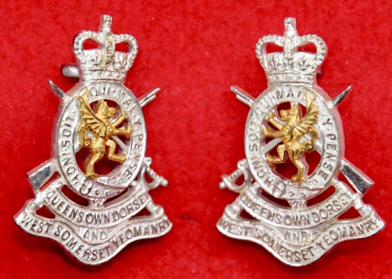 D&WSY Officer's Collar Badges