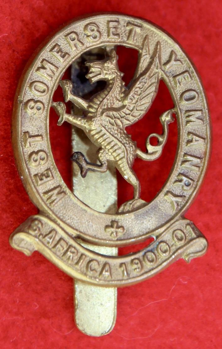 W Somerset Yeo Cap Badge