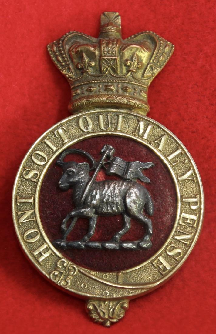 W Surrey Officer's Glengarry Badge
