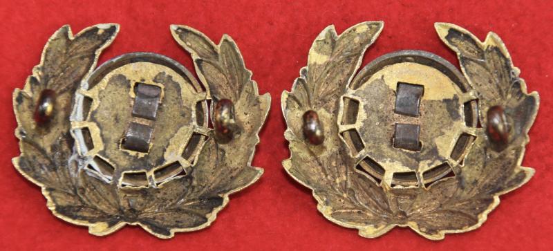Border Regt (Militia) Officer's Collar Badges