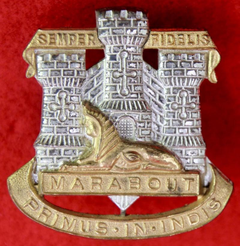 D&D Regt Officer's Cap Badge