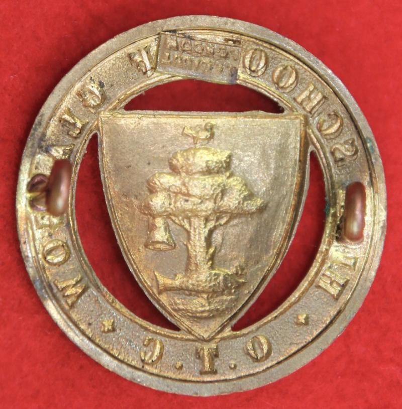 Glasgow School OTC Glengarry Badge